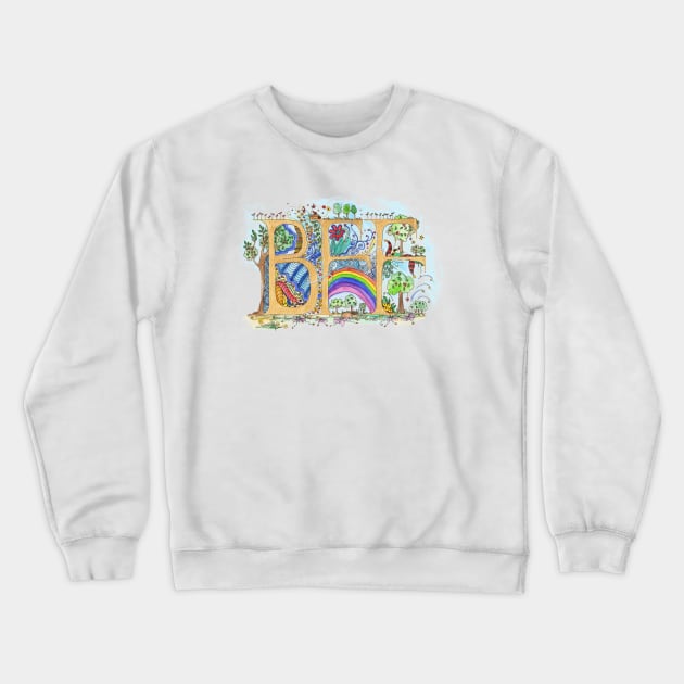 BFF Best Friends Forever Crewneck Sweatshirt by wiccked